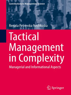 cover image of Tactical Management in Complexity